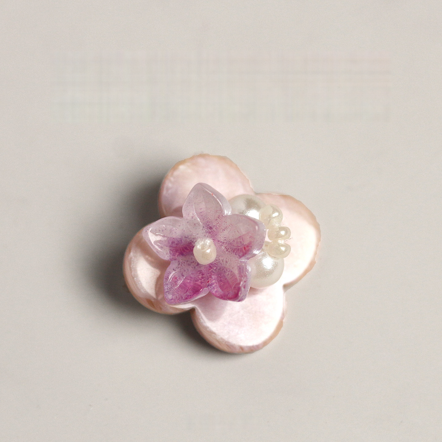 Little Orchid Button