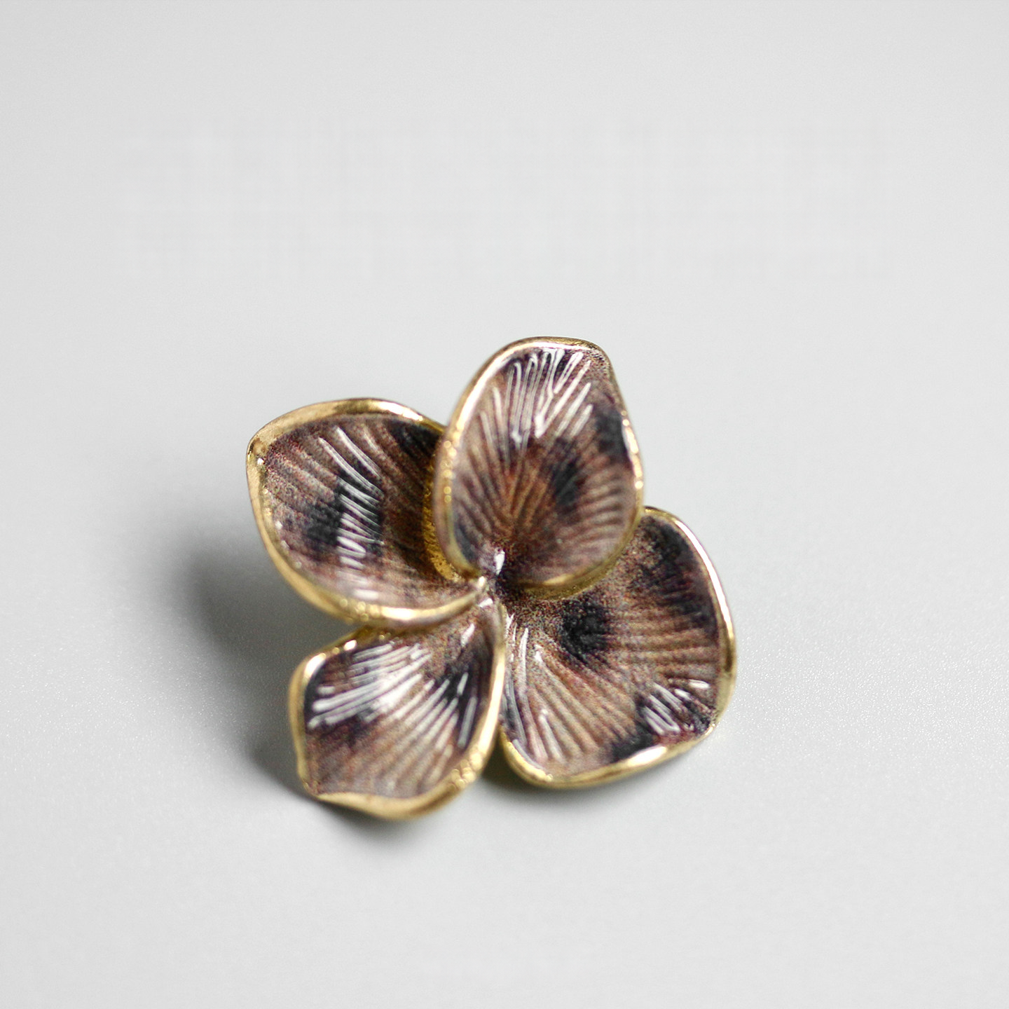 Enamel Blossom Button